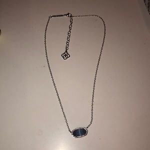 Silver periwinkle Kendra Scott necklace